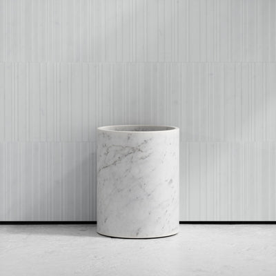 Cliche Carrara Marble Bin