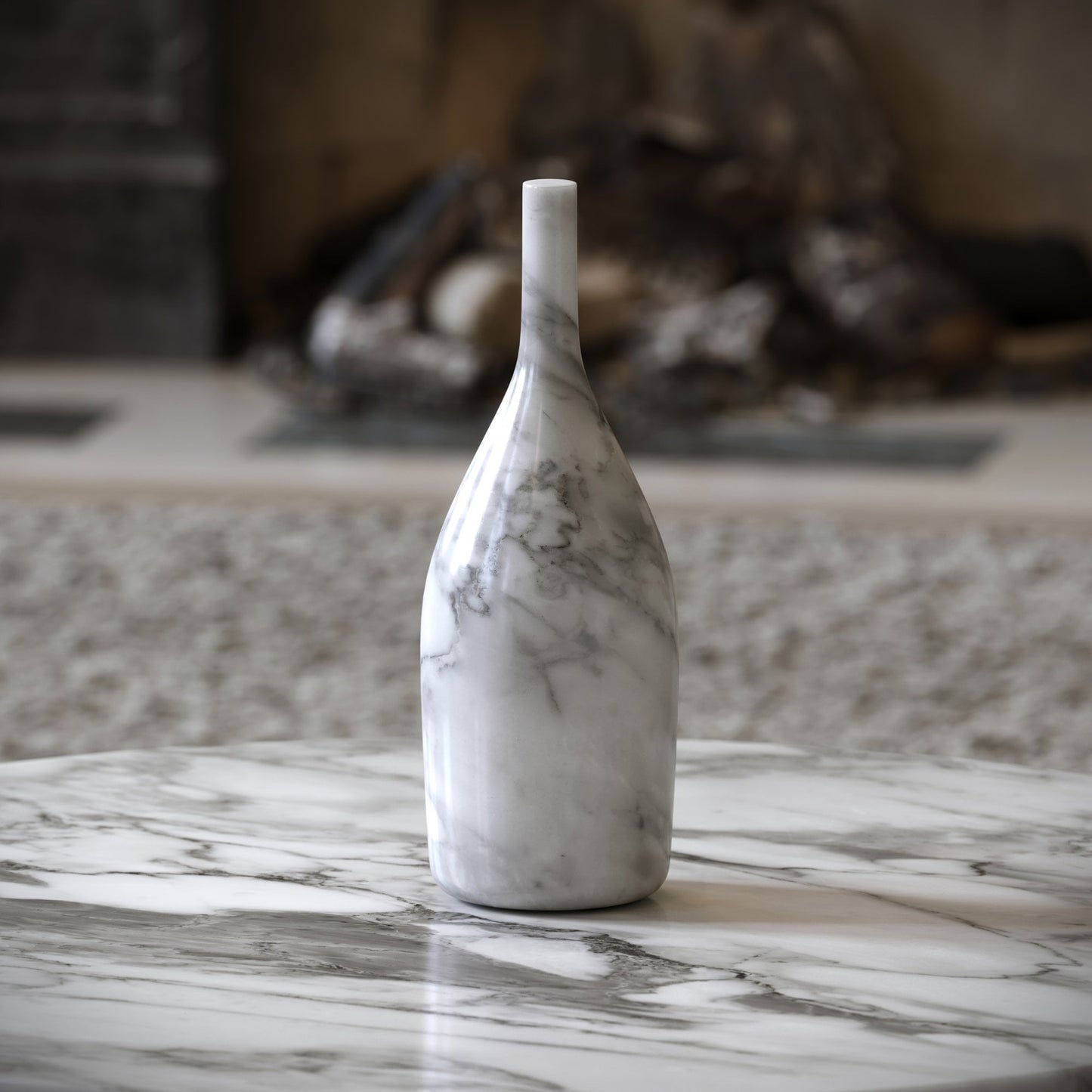 Collection of Marble Bottles (Arabescato)