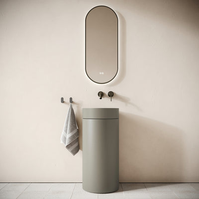 Colonna Oyster Concrete Freestanding Basin 400mm