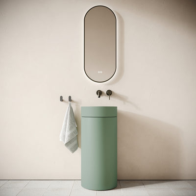 Colonna Seafoam Concrete Freestanding Basin 400mm