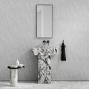 Concerto Arabescato Marble Pedestal Basin 600mm