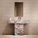 Concerto Rosa Norwegian Marble Pedestal Basin 1200mm