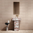 Concerto Rosa Norwegian Marble Pedestal Basin 600mm