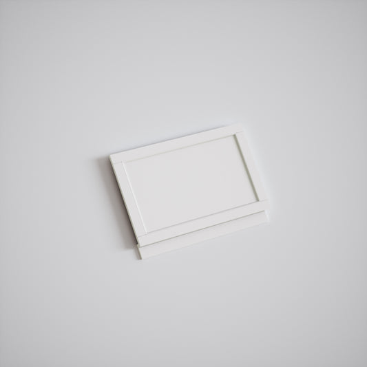 Connaught Matte Cream Wooden Adjustable Bath End Panel 800mm