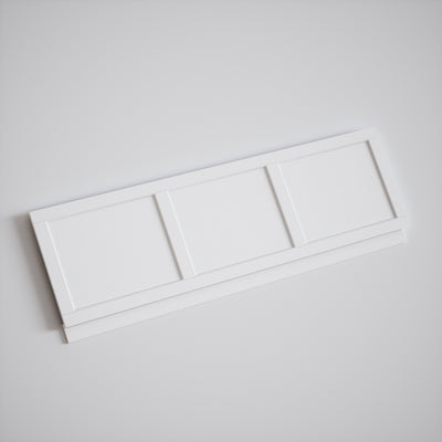 Connaught Matte White Wooden Adjustable Bath Front Panel 1700mm