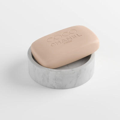 Consero Carrara Marble Bathroom Soap Dish