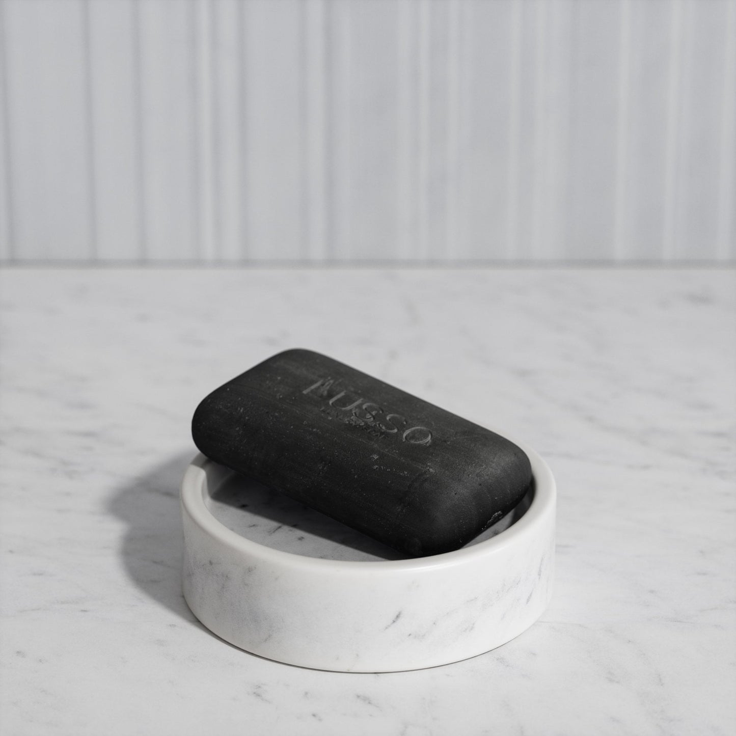 Consero Carrara Marble Bathroom Soap Dish