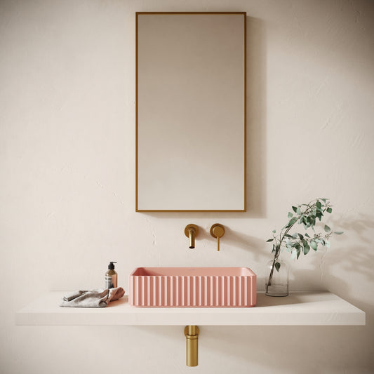 Costolato Blush Concrete Countertop Basin 500mm