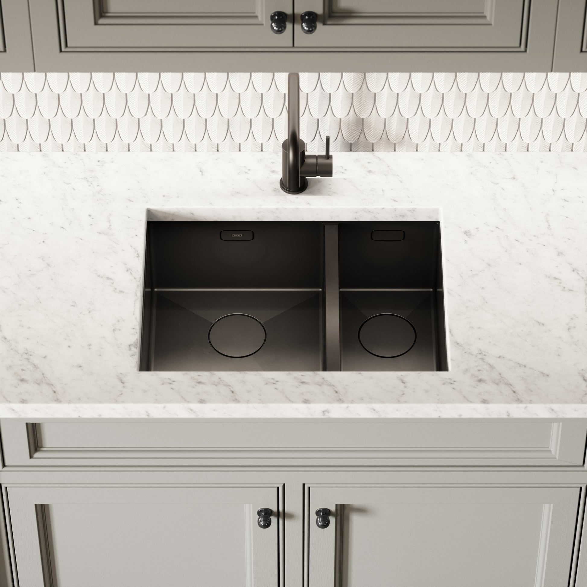 Cubo Gunmetal Black Undermount 1.5 Kitchen Sink