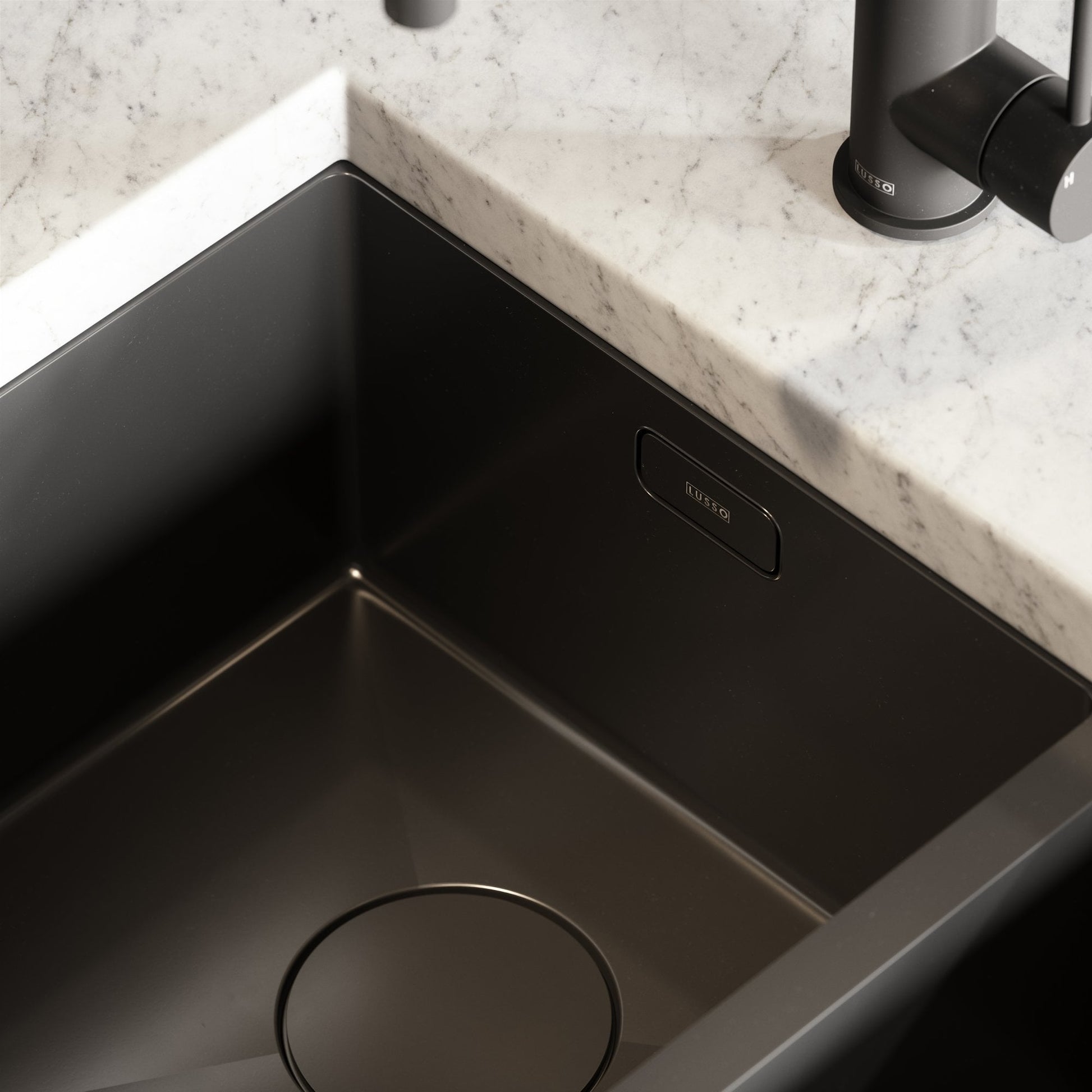 Cubo Gunmetal Black Undermount 1.5 Kitchen Sink