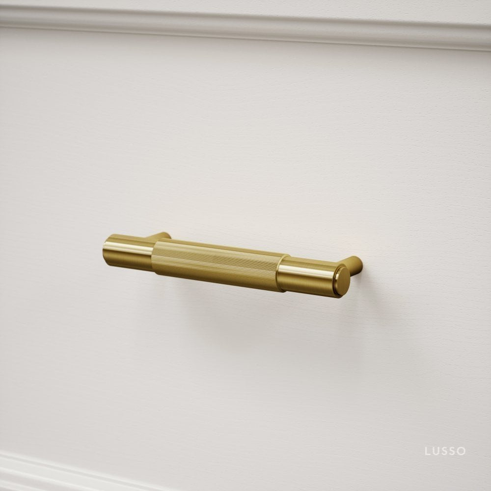 Dali Fluted Brushed Gold Pull Bar 150mm