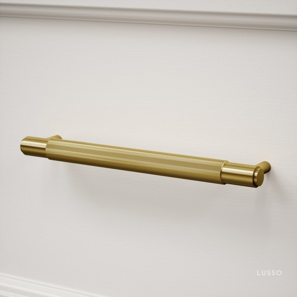 Dali Fluted Brushed Gold Pull Bar 250mm