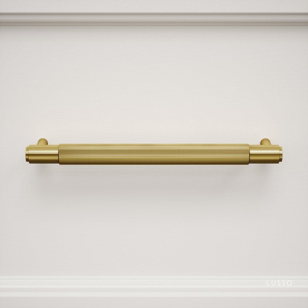 Dali Fluted Brushed Gold Pull Bar 250mm