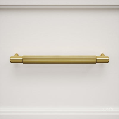 Dali Fluted Brushed Gold Pull Bar 250mm