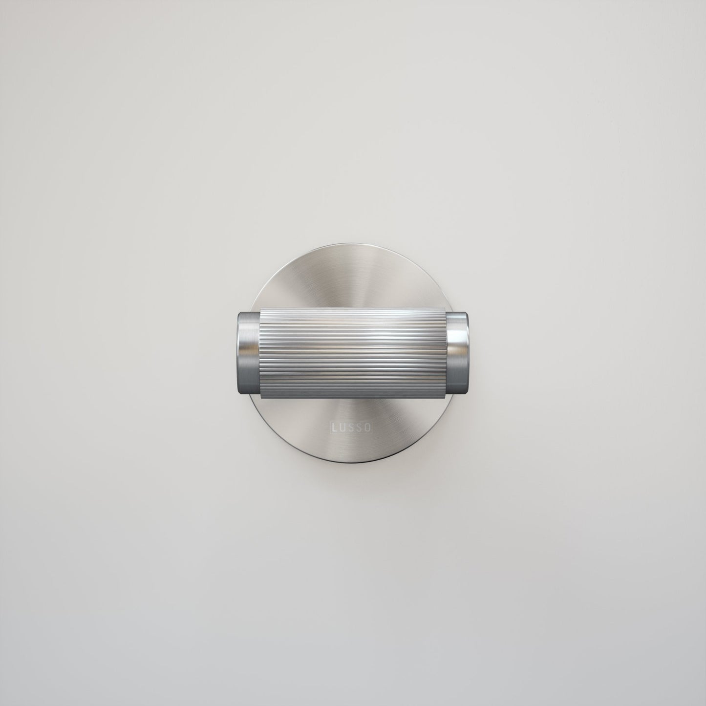 Dali Fluted Brushed Stainless Bathroom WC Door Handle Latch and Hinge Bundle