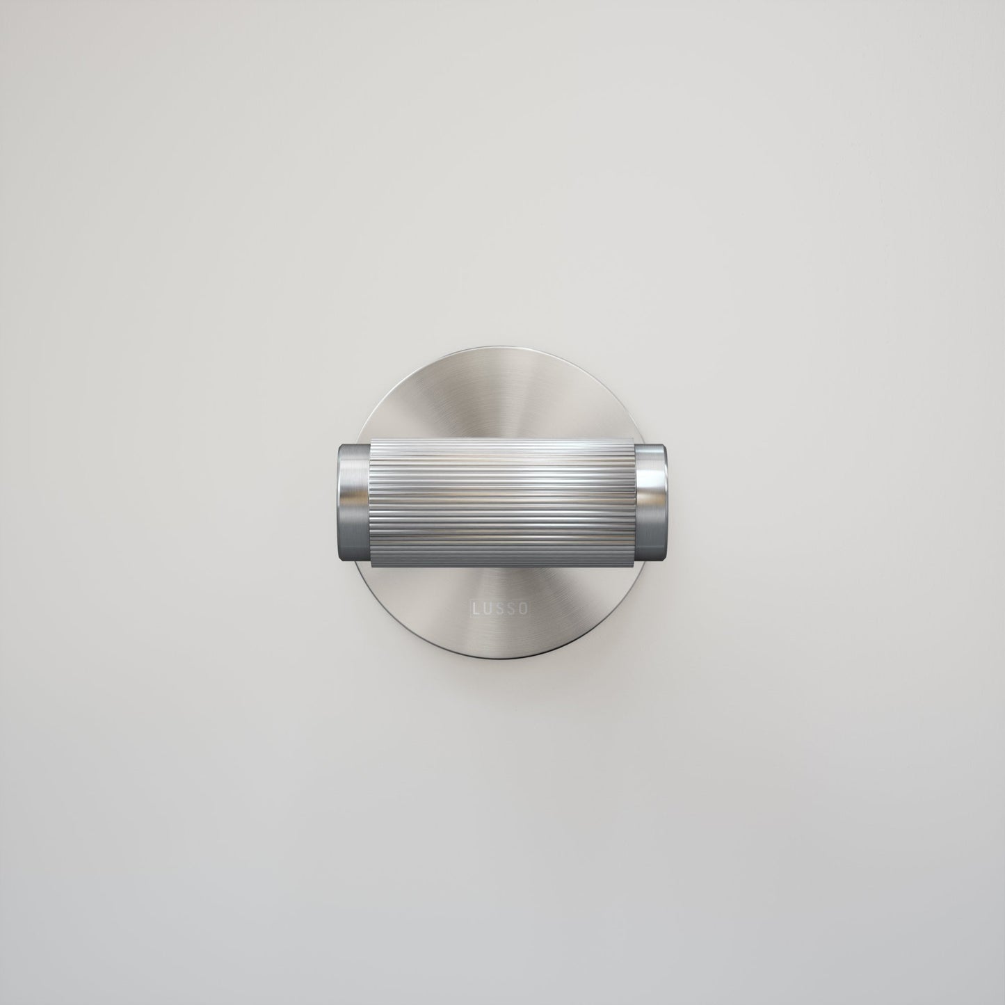 Dali Fluted Brushed Stainless Bathroom WC Thumbturn Set with Latch