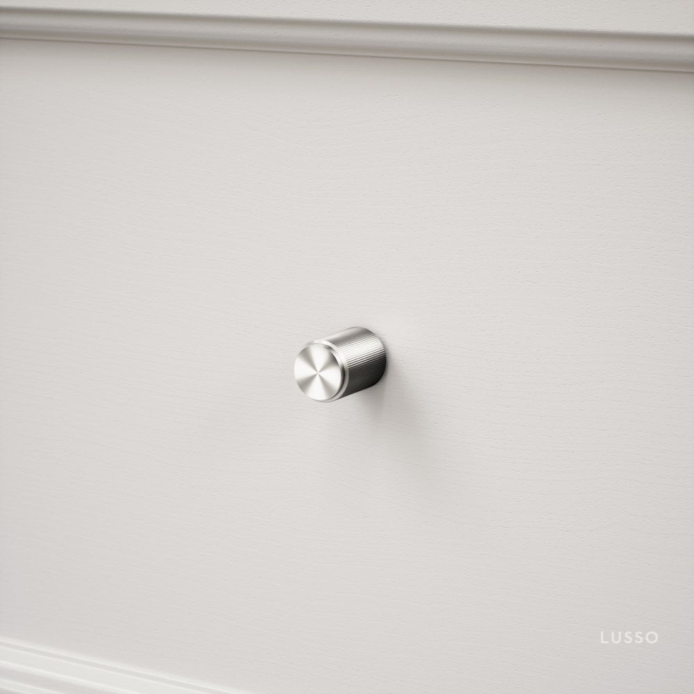 Dali Fluted Brushed Stainless Furniture Knobs