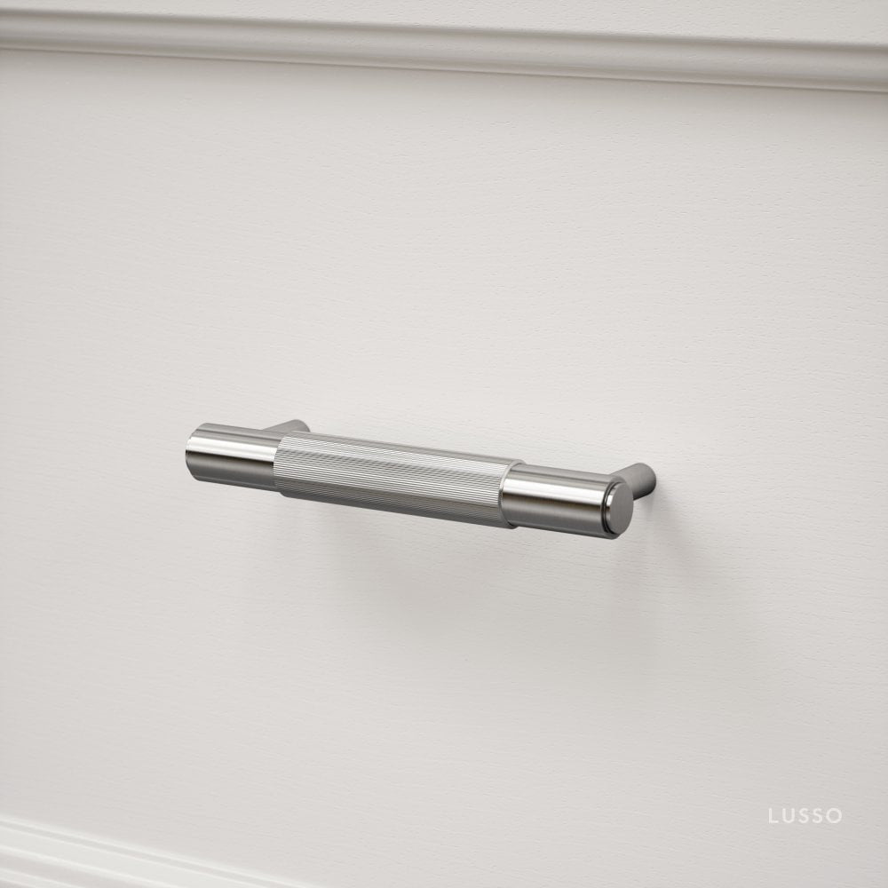 Dali Fluted Brushed Stainless Pull Bar 150mm