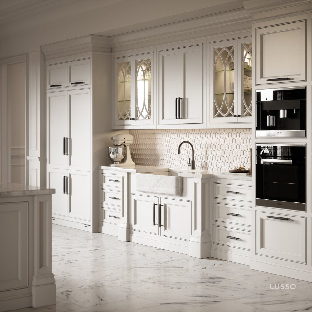 Dali Fluted Matte Black Pull Bar 250mm