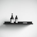 Designo Matte Black Floating Bathroom Shelf 600mm