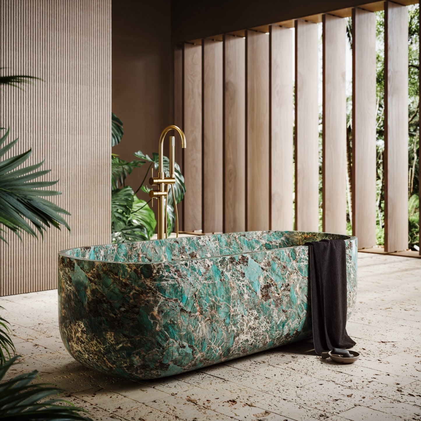 Designo Tiffany Marble Freestanding Bath 1780mm