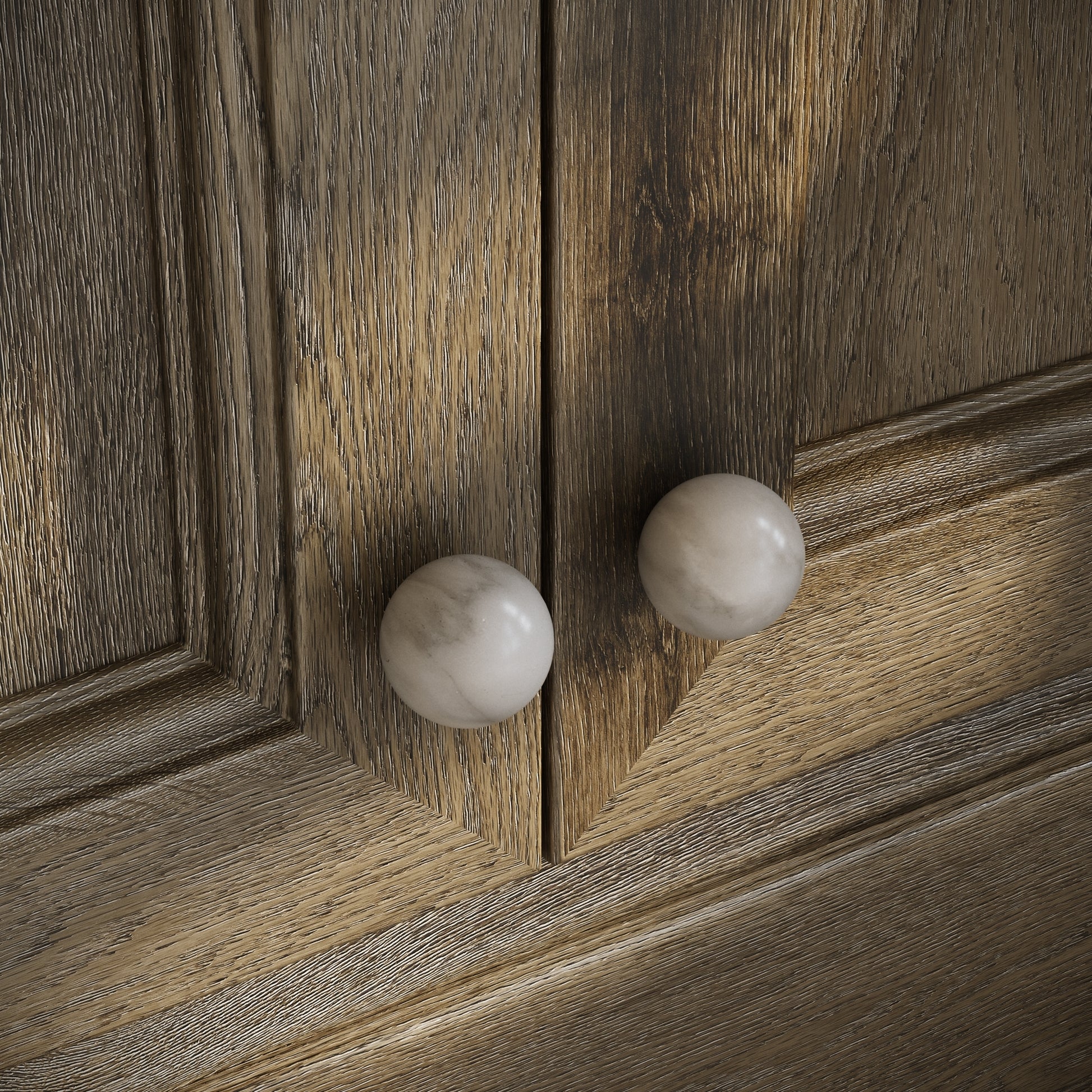 Dome Arabescato Cabinet Knob 30mm