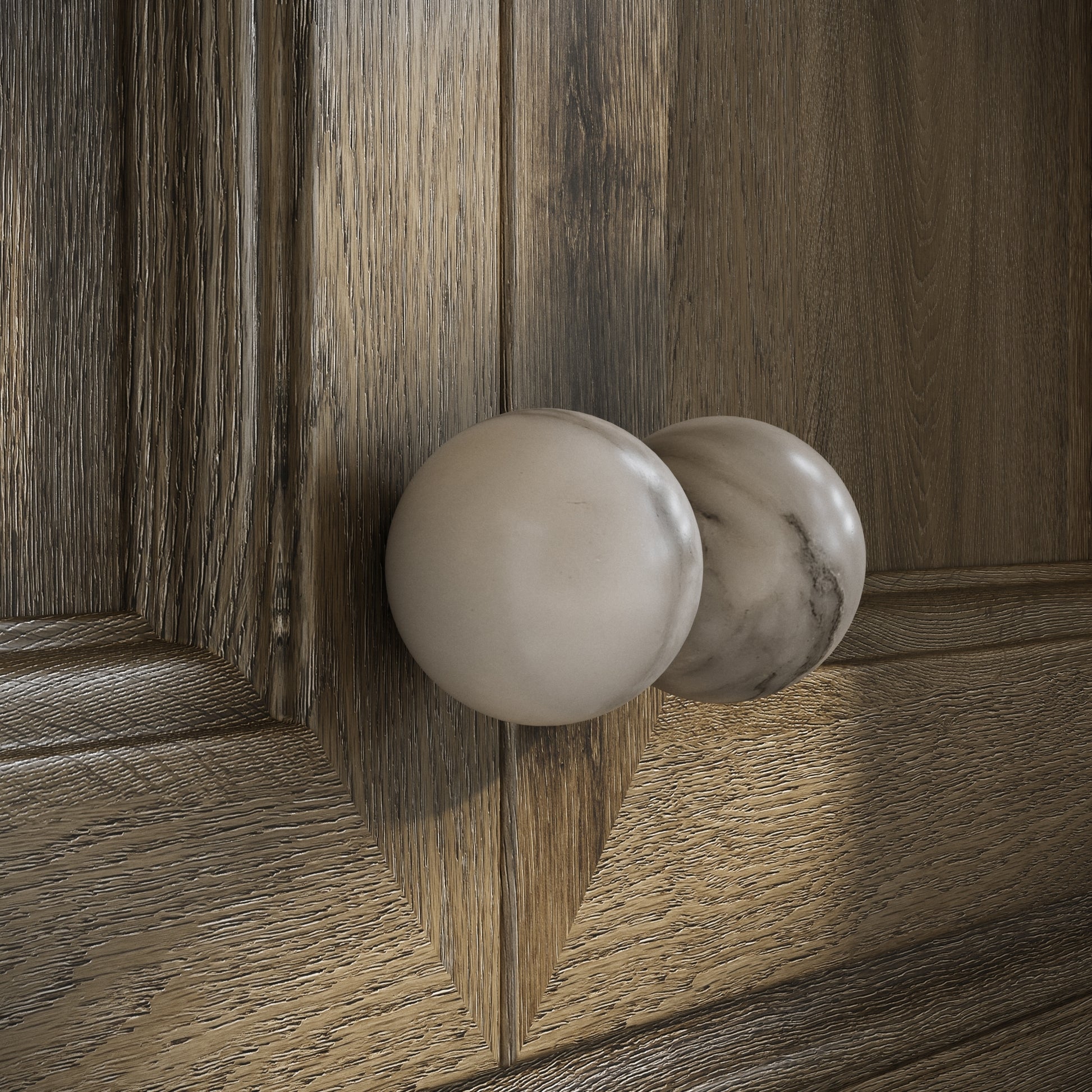 Dome Arabescato Cabinet Knob 40mm