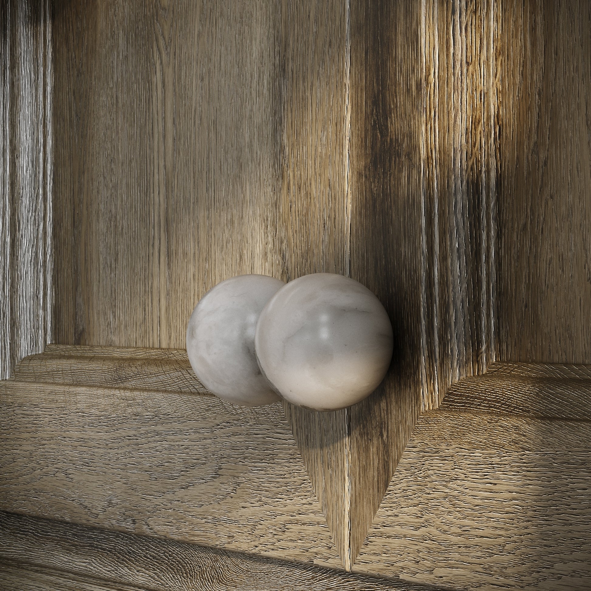 Dome Arabescato Cabinet Knob 40mm