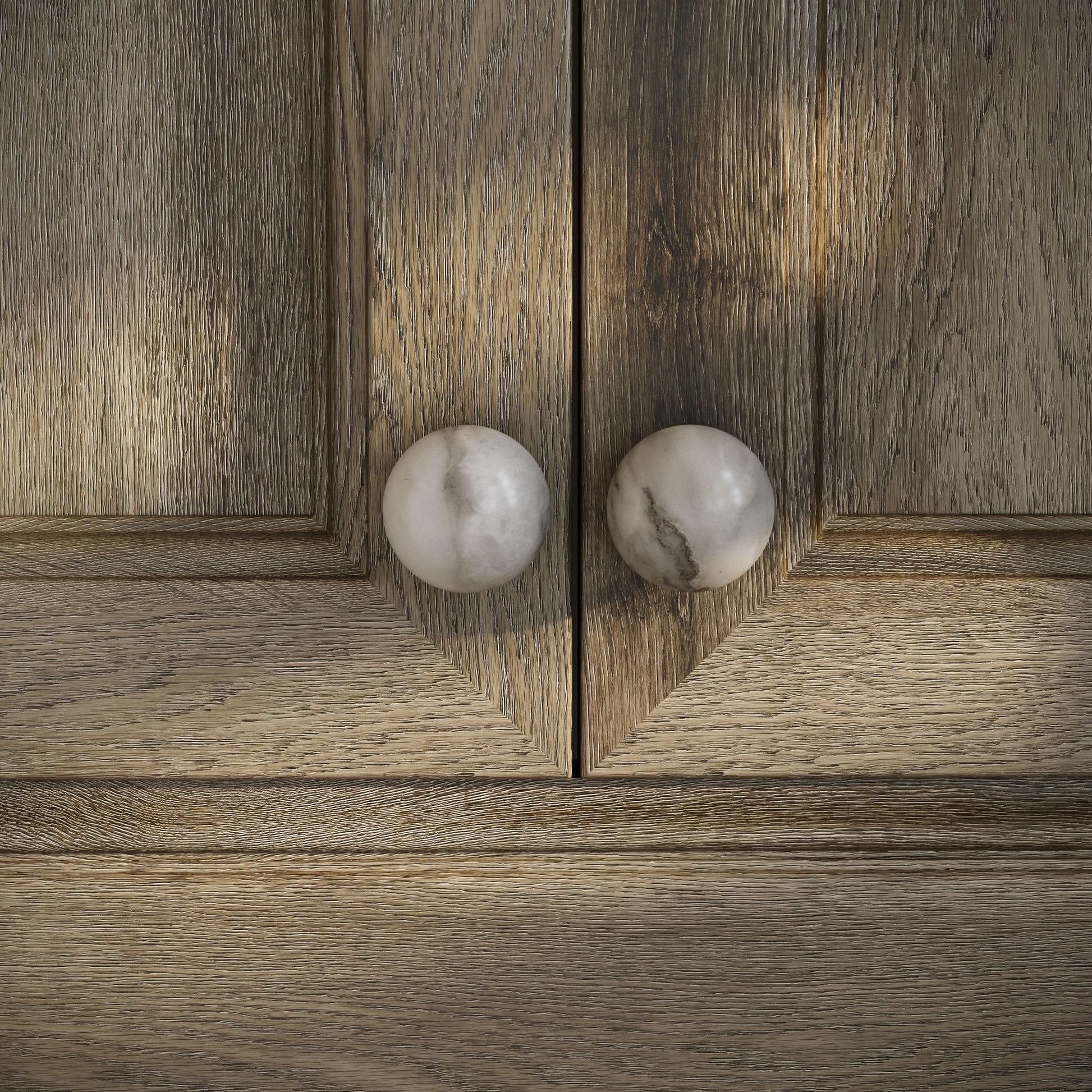 Dome Arabescato Cabinet Knob 40mm