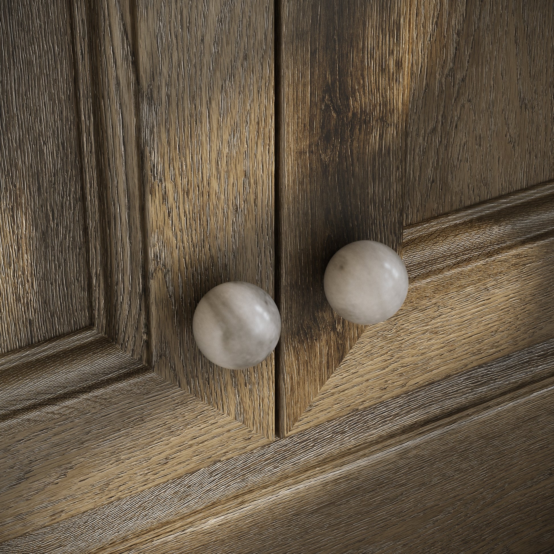 Dome Carrara Cabinet Knob 30mm