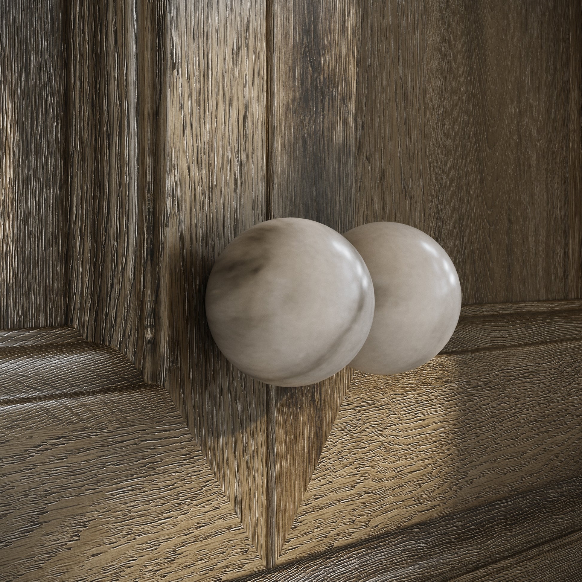 Dome Carrara Cabinet Knob 40mm