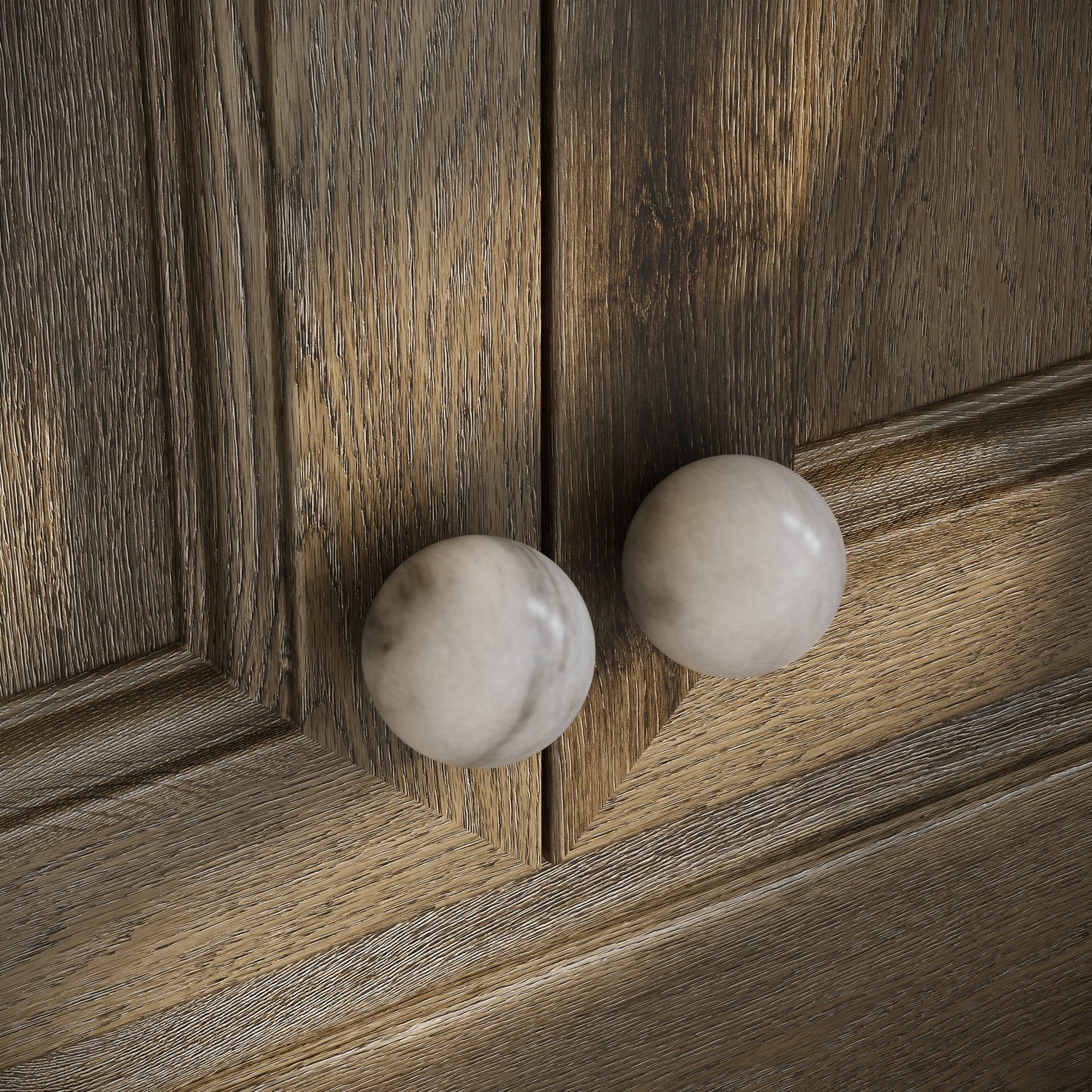 Dome Carrara Cabinet Knob 40mm