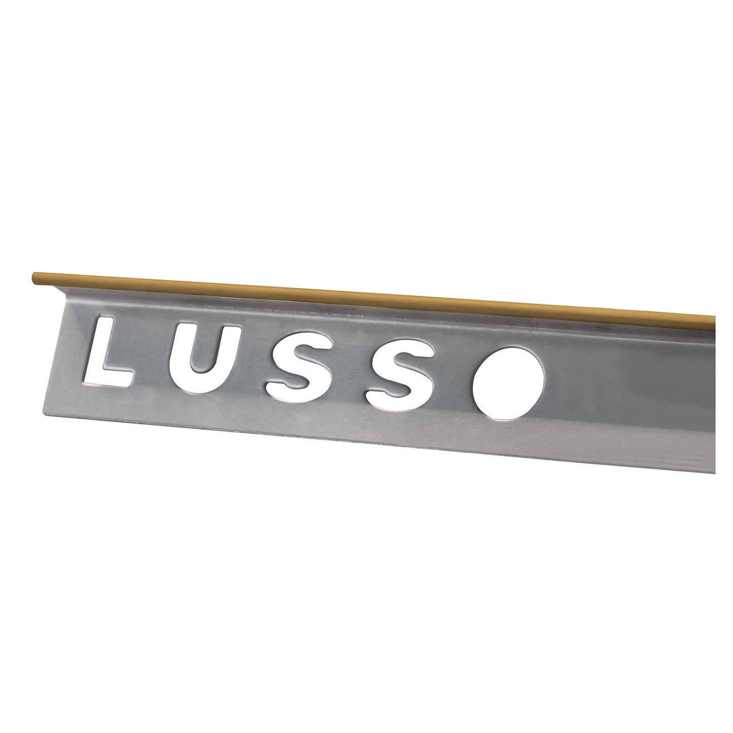 Dura Brushed Gold Straight Edge Tile Trim (12mm x 2500mm)