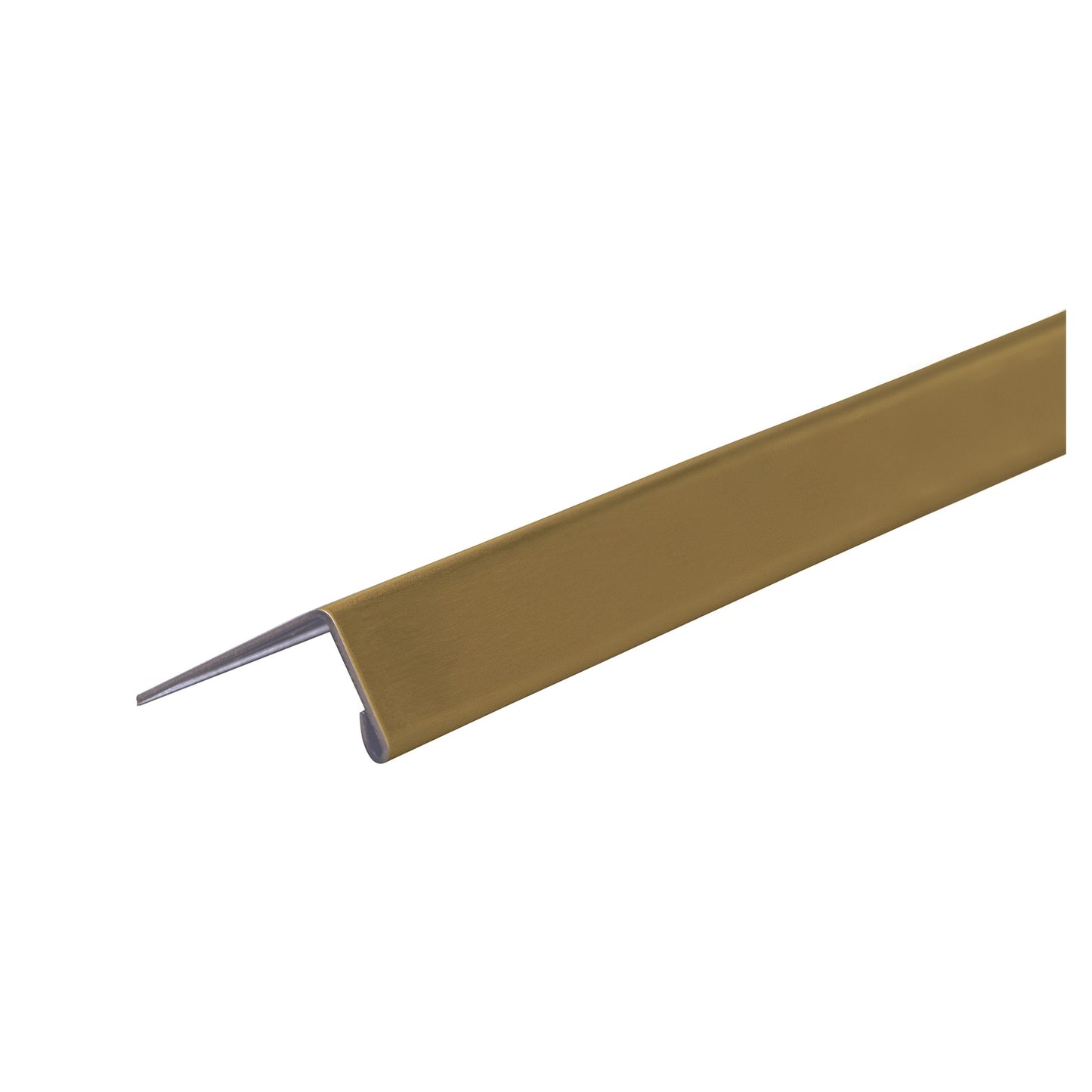 Dura Brushed Gold Straight Edge Tile Trim (12mm x 2500mm)