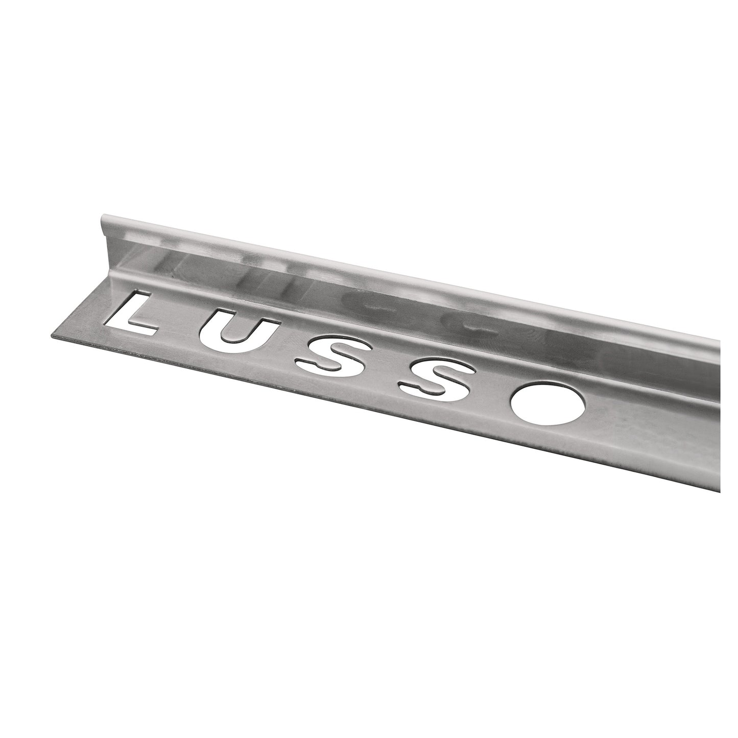 Dura Brushed Stainless Straight Edge Tile Trim (12mm x 2500mm)