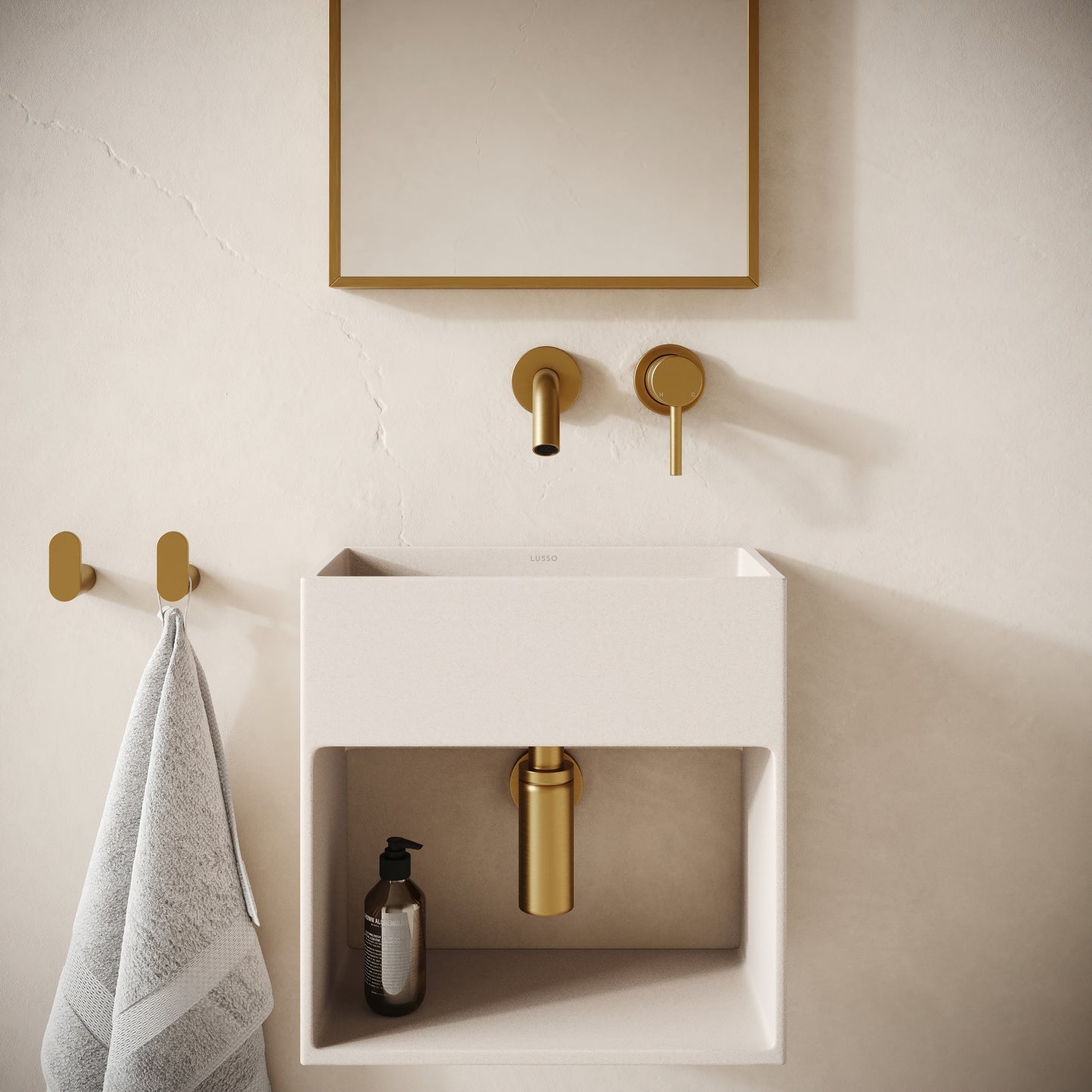 Esposa Shore Concrete Wall Hung Basin 400mm