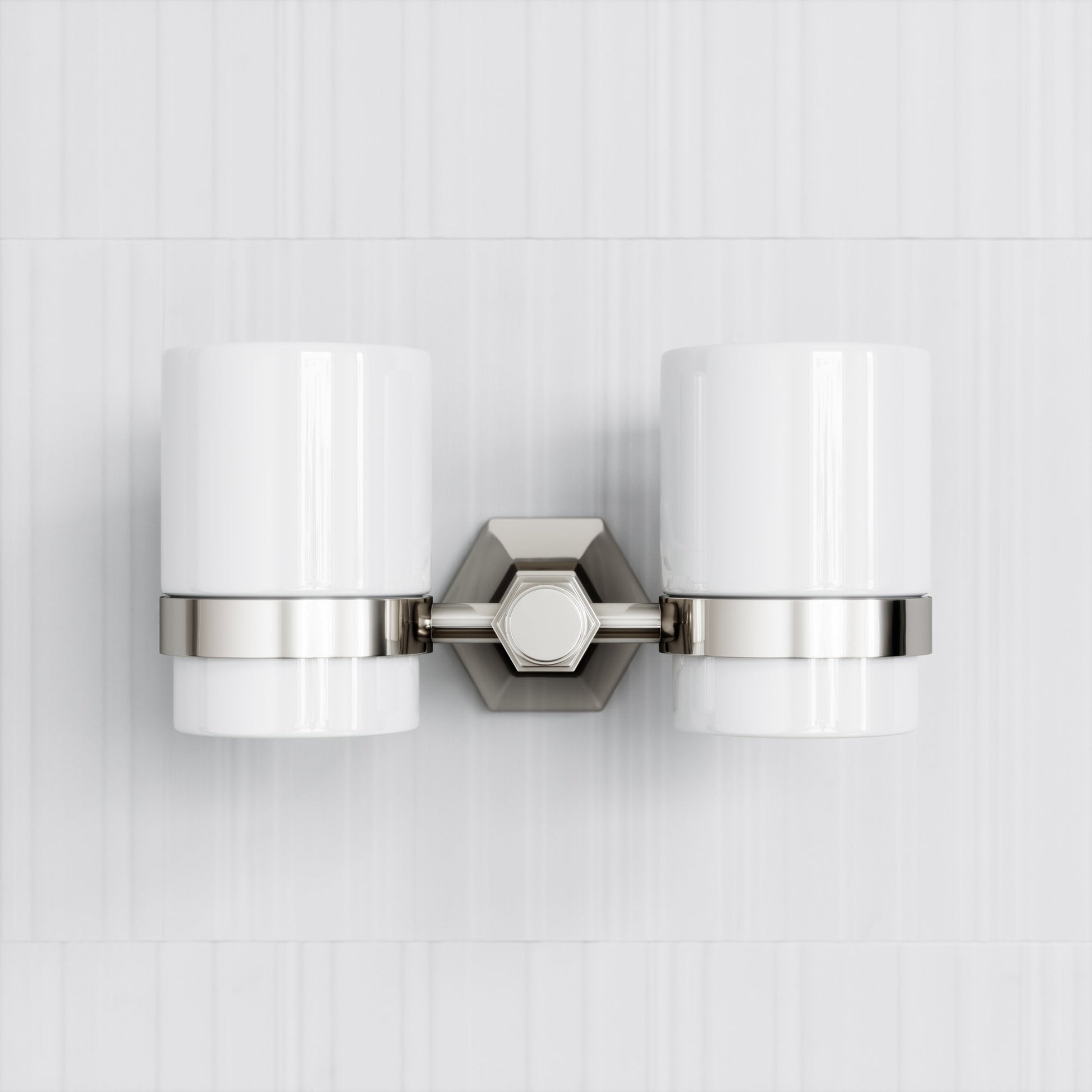 Eton Polished Nickel Double Tumbler