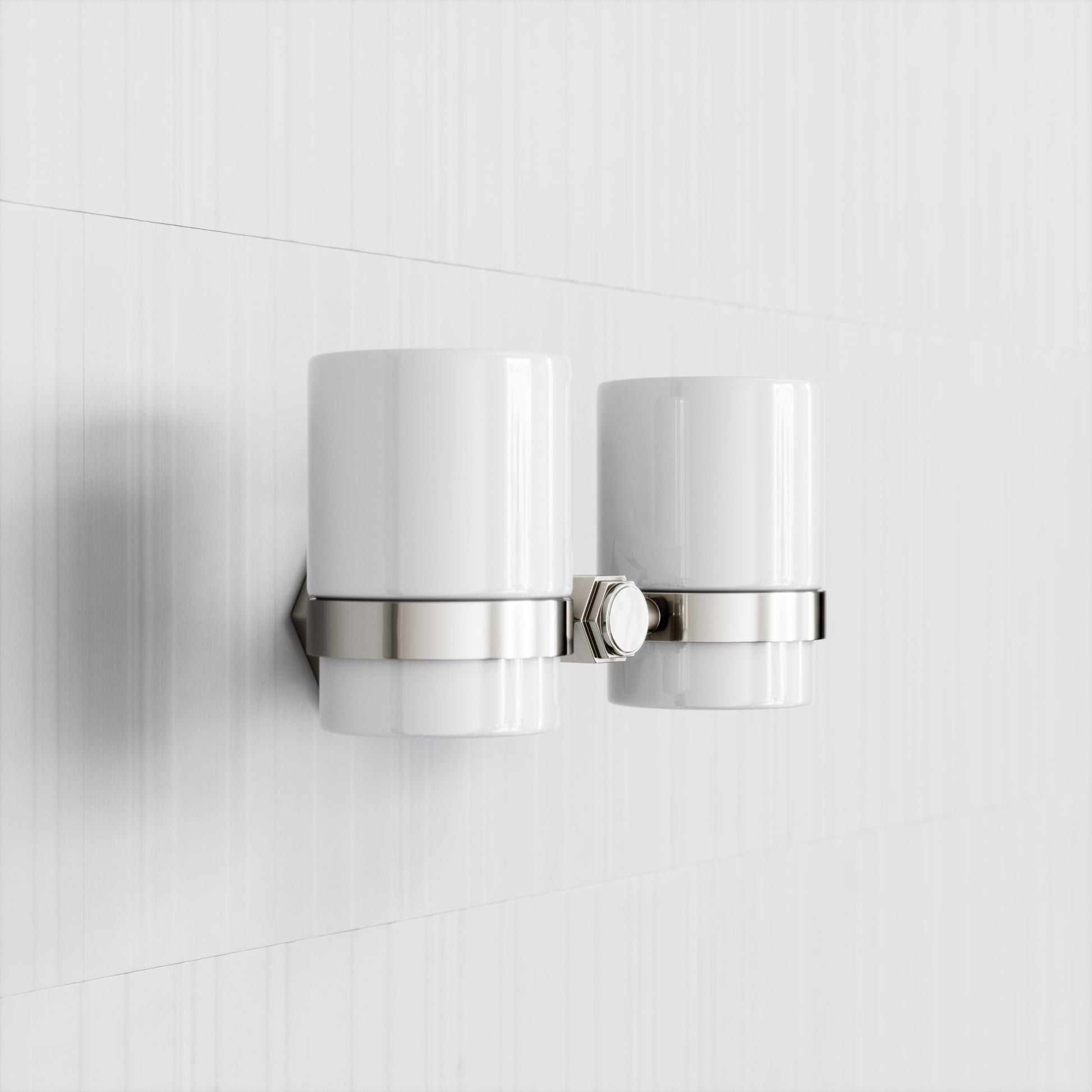 Eton Polished Nickel Double Tumbler