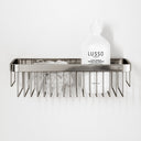 Eton Polished Nickel Large Shower Storage Basket