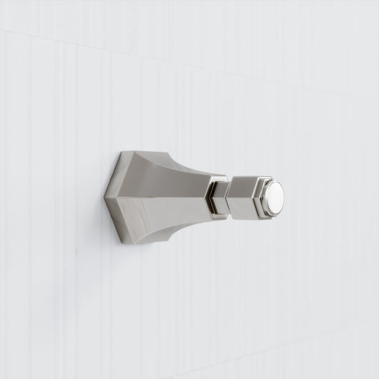 Eton Polished Nickel Robe Towel Hook