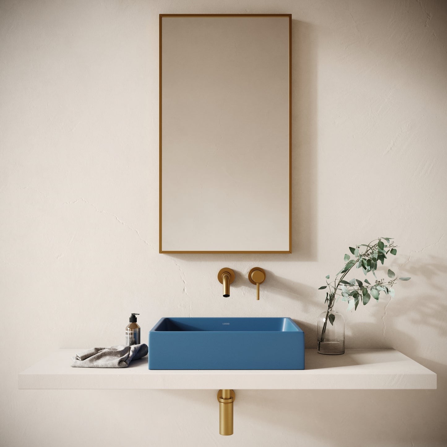 Formata Azure Concrete Countertop Basin 496mm