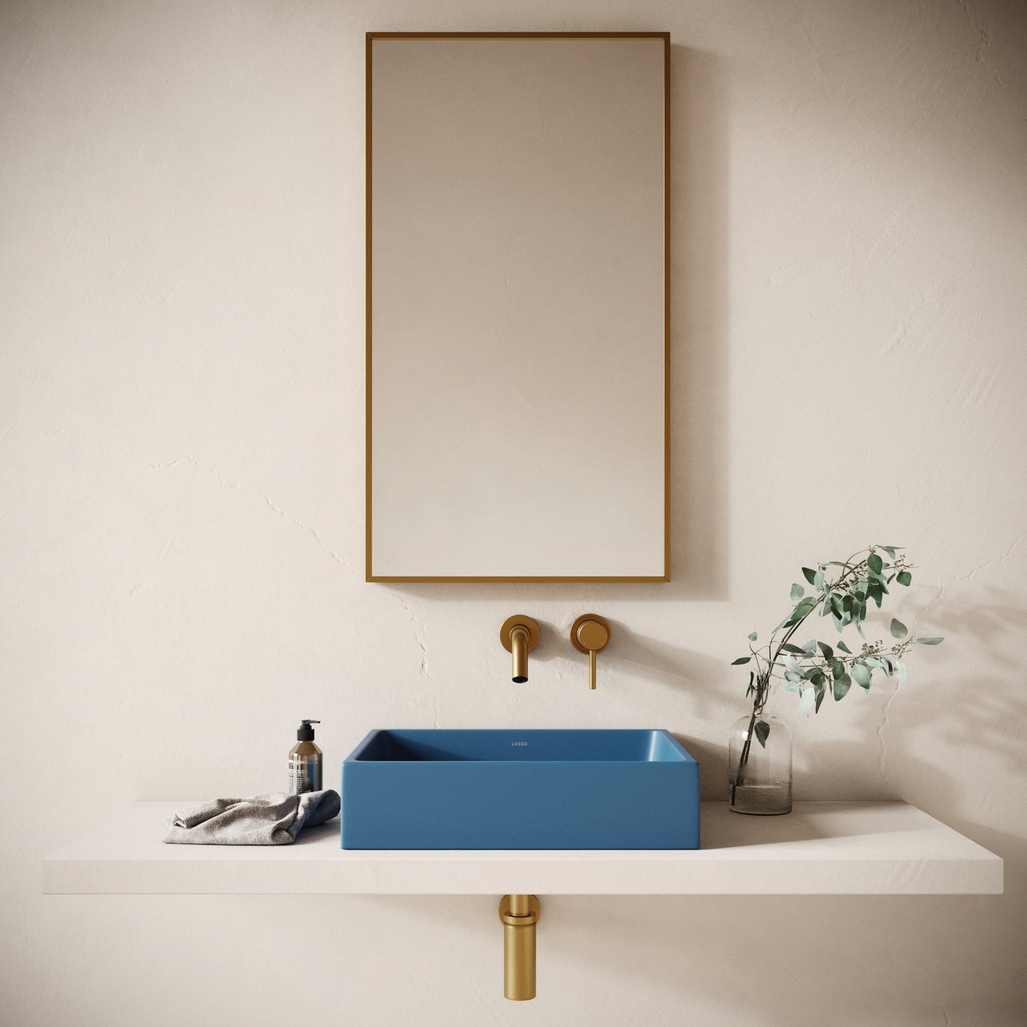 Formata Azure Concrete Countertop Basin 496mm