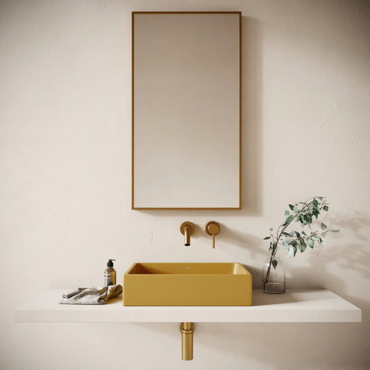 Formata Saffron Concrete Countertop Basin 496mm