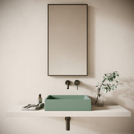 Formata Seafoam Concrete Countertop Basin 496mm