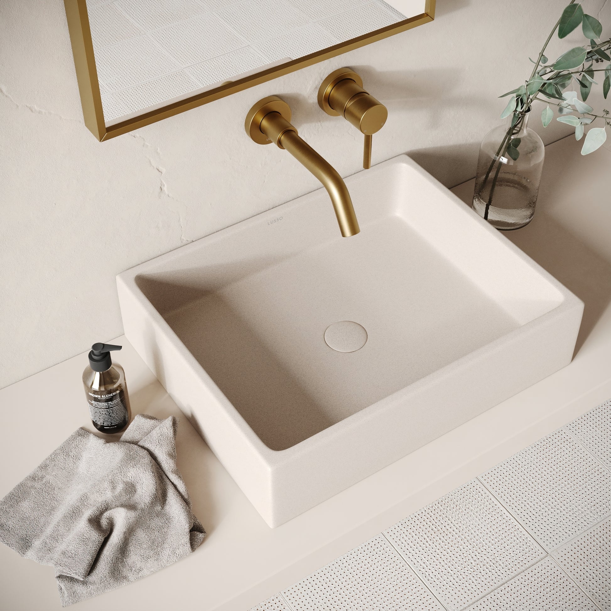 Formata Shore Concrete Countertop Basin 496mm
