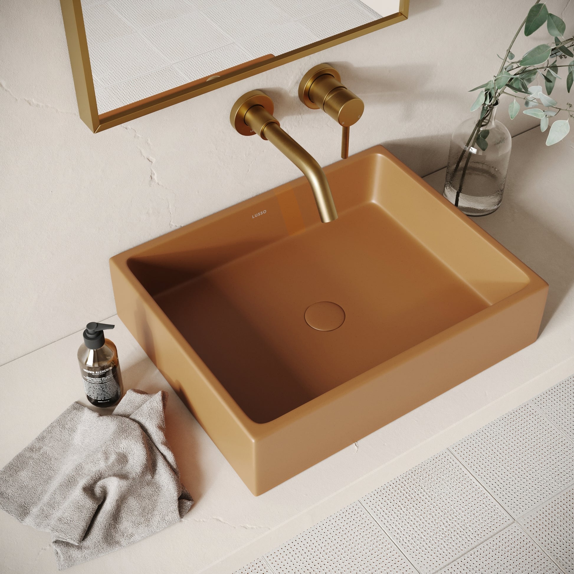 Formata Sienna Concrete Countertop Basin 496mm