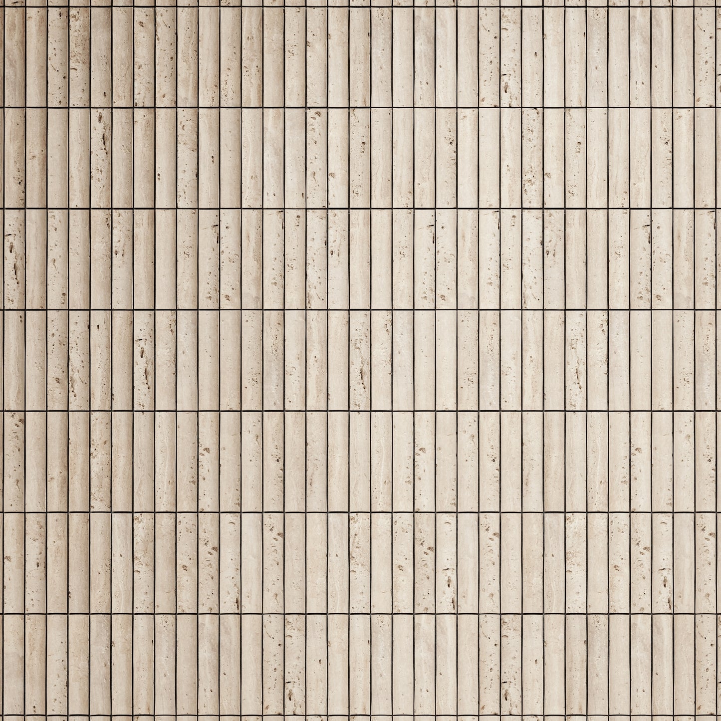 Genova Concave Travertine Stone Mosaic Wall Tile