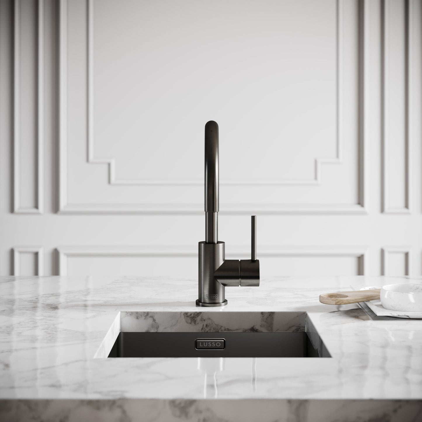 Giro Single Lever Kitchen Mixer Tap Gunmetal