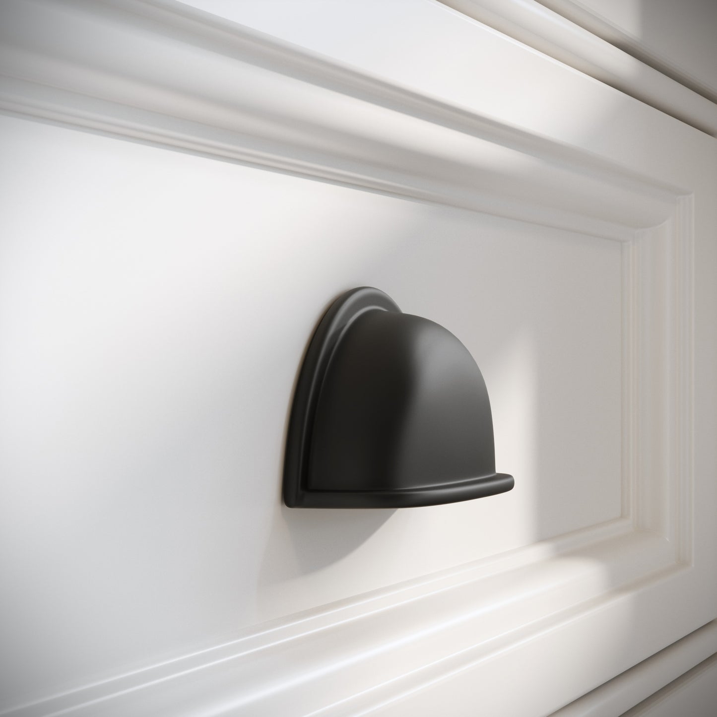 Harris Matte Black Cup Handle