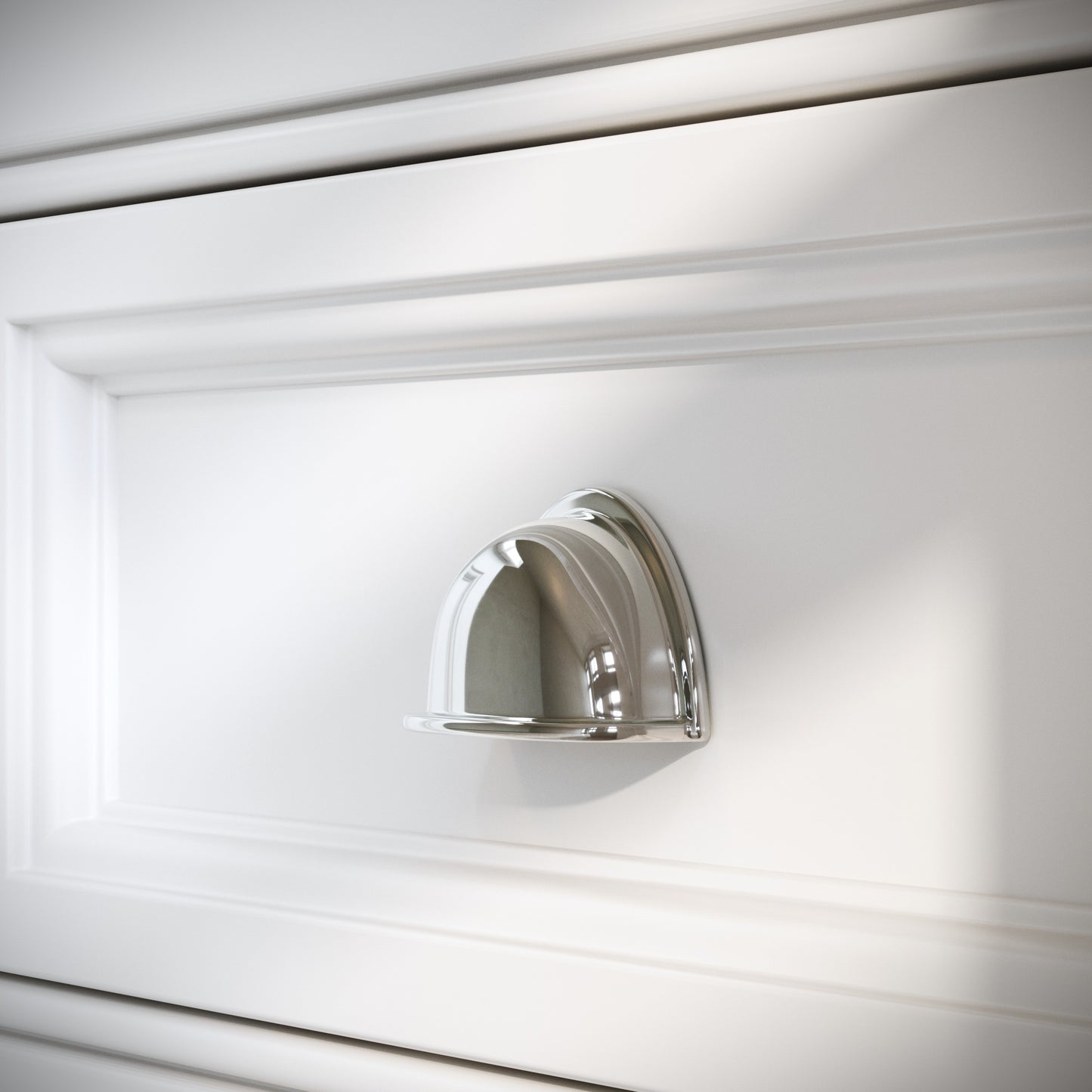Harris Polished Nickel Cup Handle